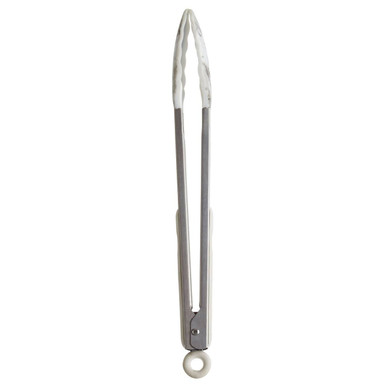 Marble effect silicone tongs by Zing
