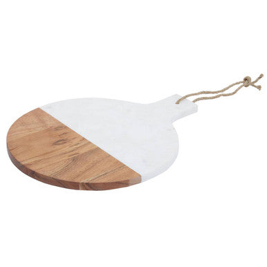 Monzaro Large Marble & Acacia Paddle Board