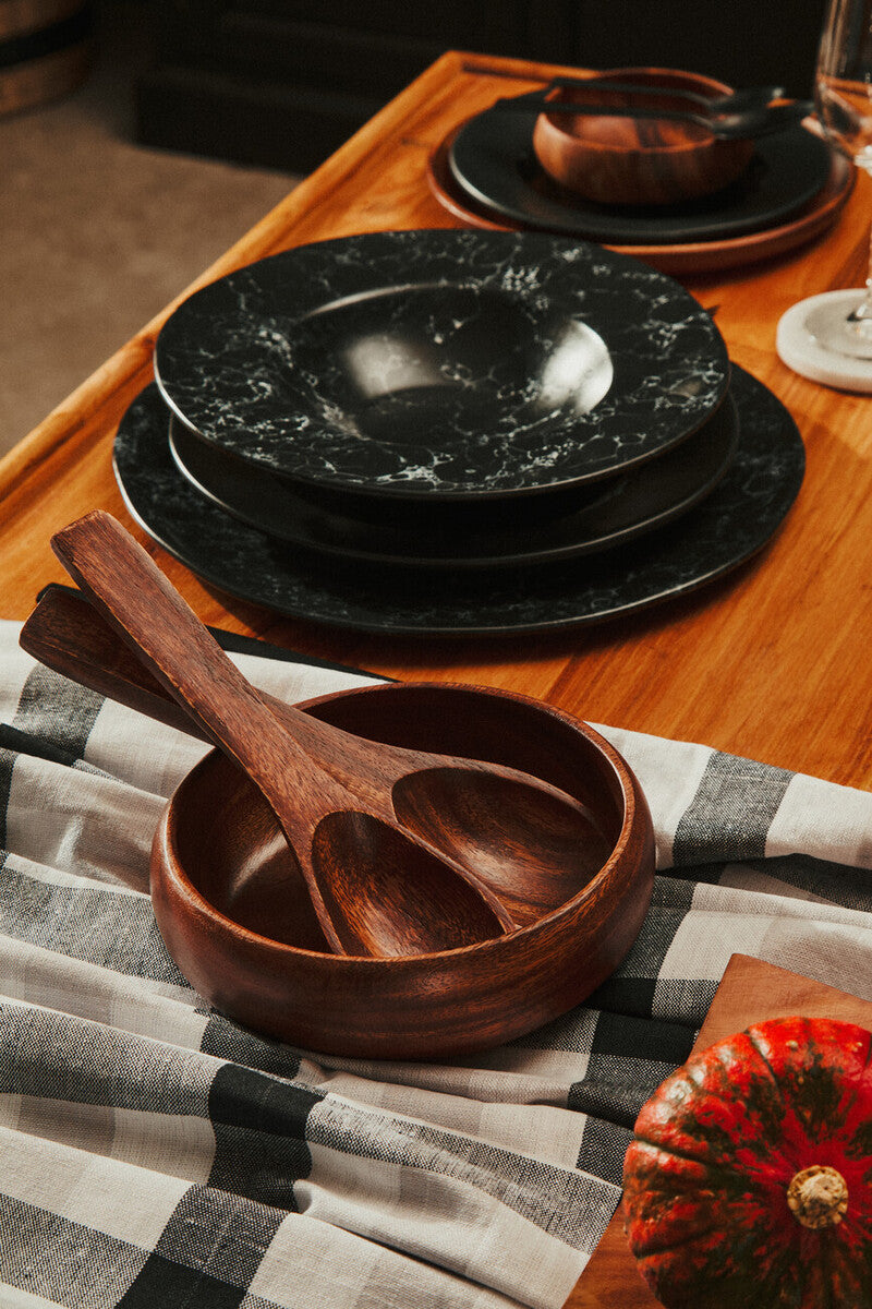 Kora Acacia Small Salad Servers by Orsina
