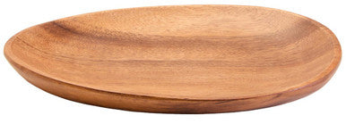 Kora Acacia Wood Large Oval Plate by Orsina