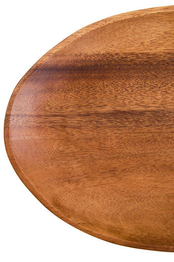 Kora Acacia Wood Large Oval Plate by Orsina