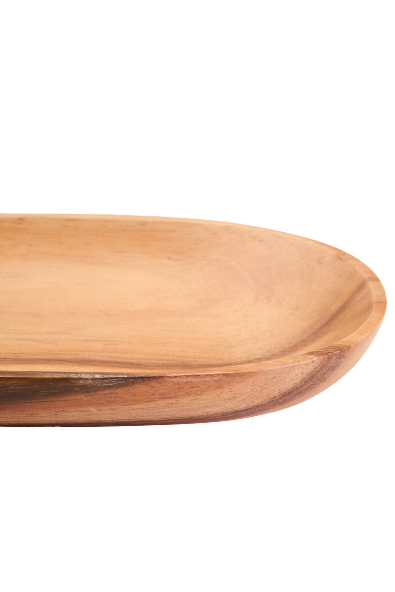 Kora Acacia Small Oval Serving Dish by Orsina
