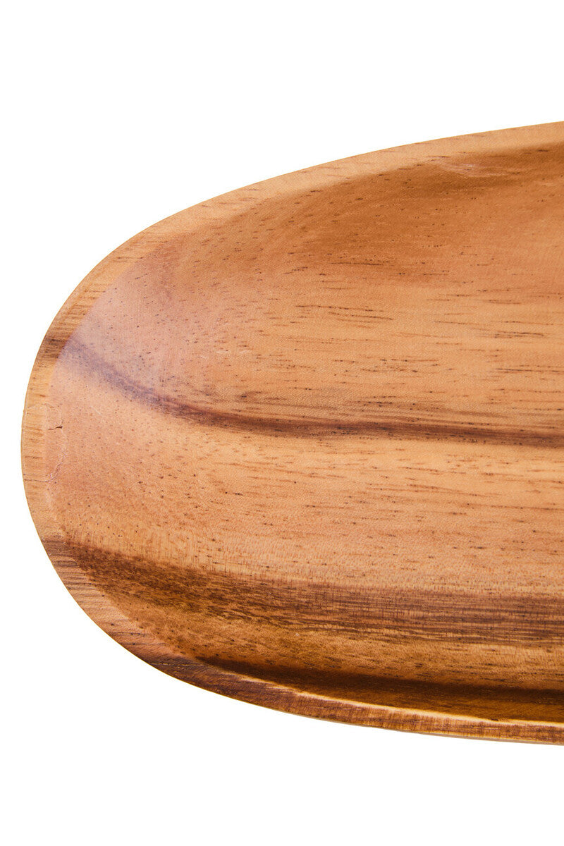 Kora Acacia Small Oval Serving Dish by Orsina