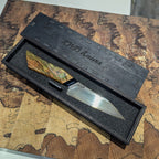 Handmade 110mm Double Stripe Paring Knife by KWB