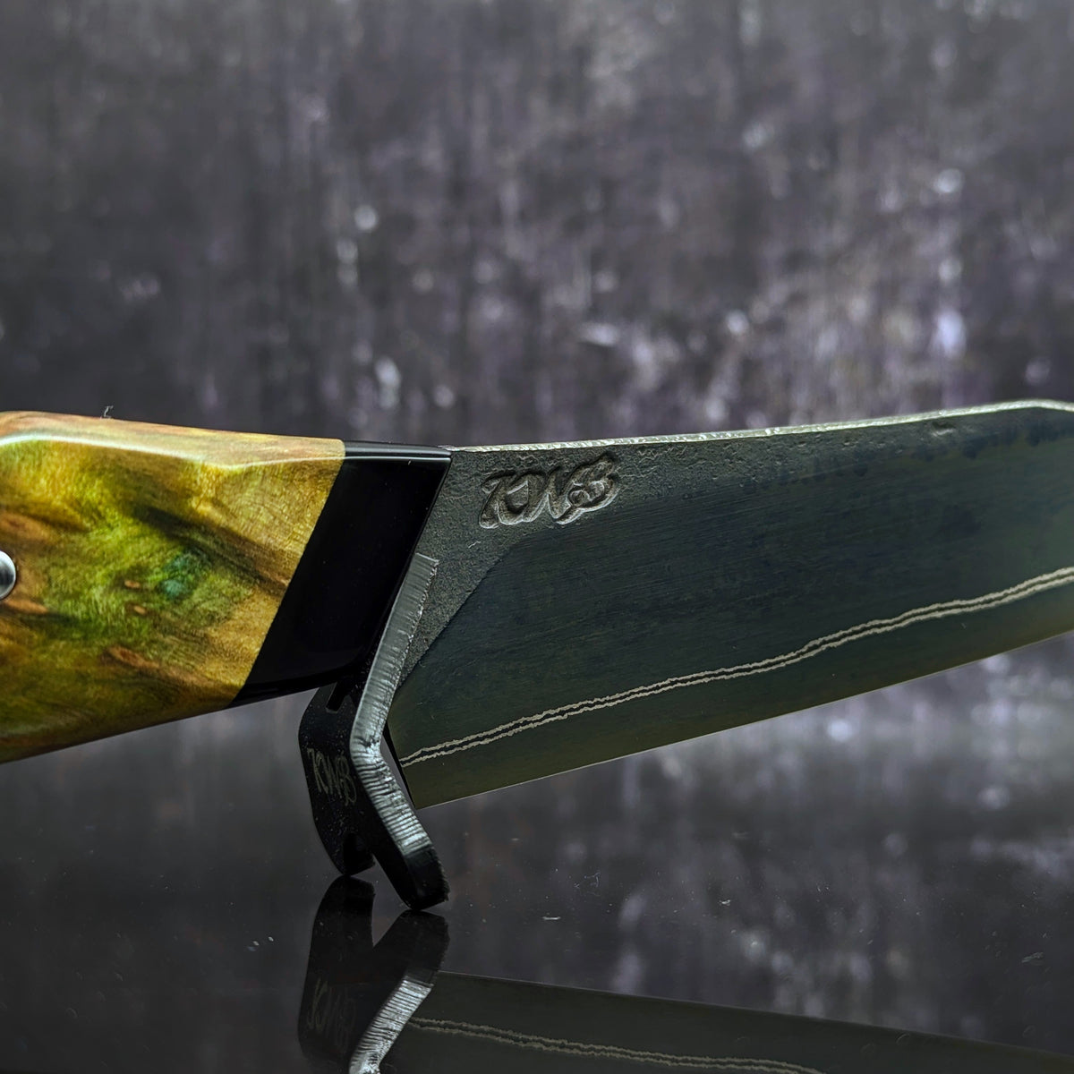 Handmade 110mm Double Stripe Paring Knife by KWB