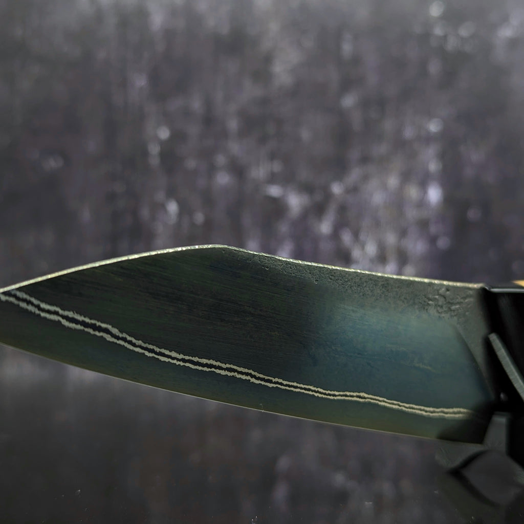 Handmade 110mm Double Stripe Paring Knife by KWB