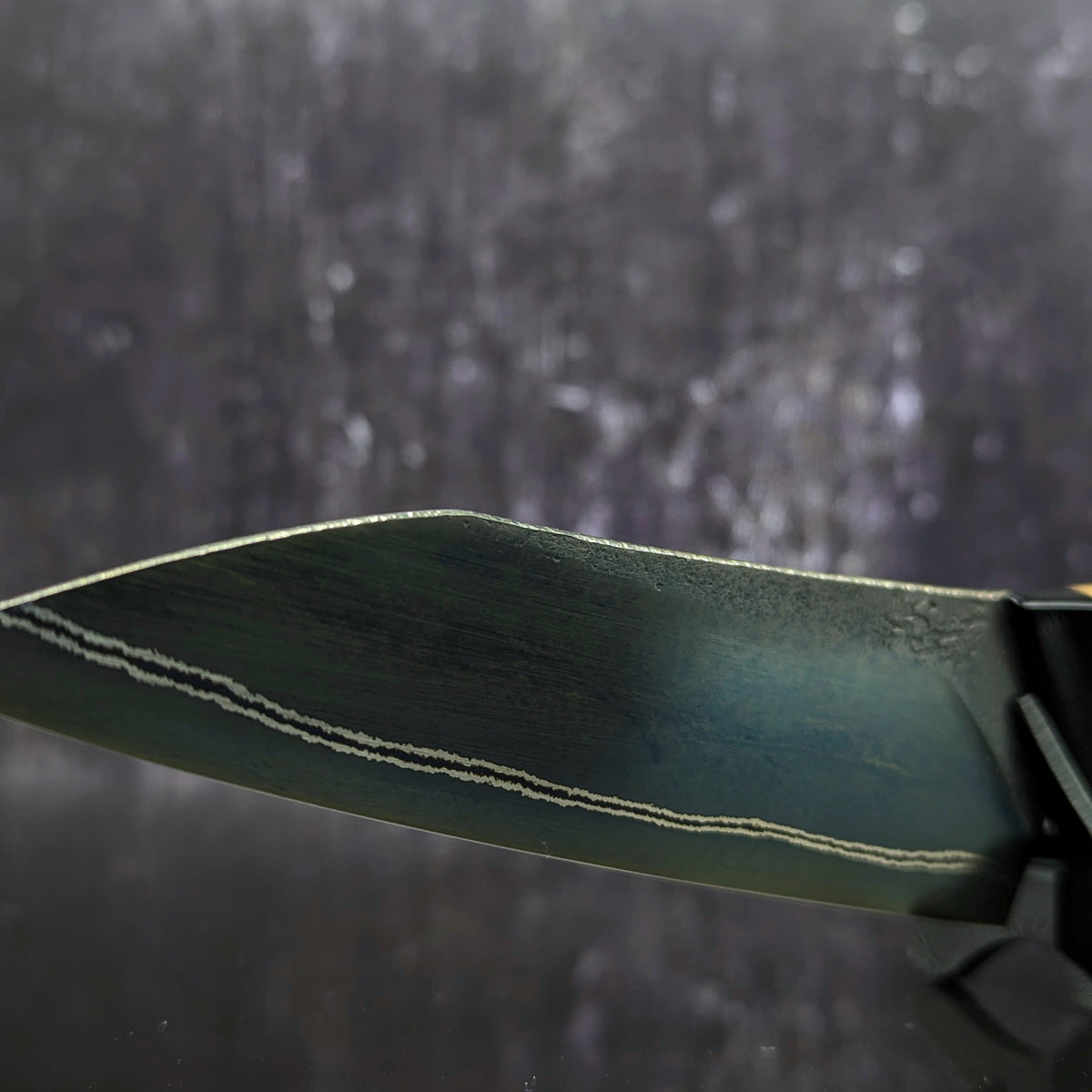 Handmade 110mm Double Stripe Paring Knife by KWB