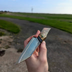 Handmade 110mm Double Stripe Paring Knife by KWB