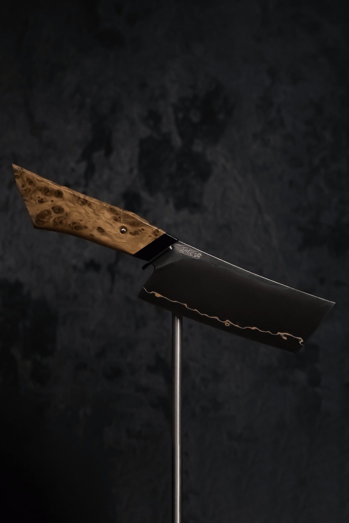 Handmade 120mm Cu-Mai Nakiri by KWB Knives