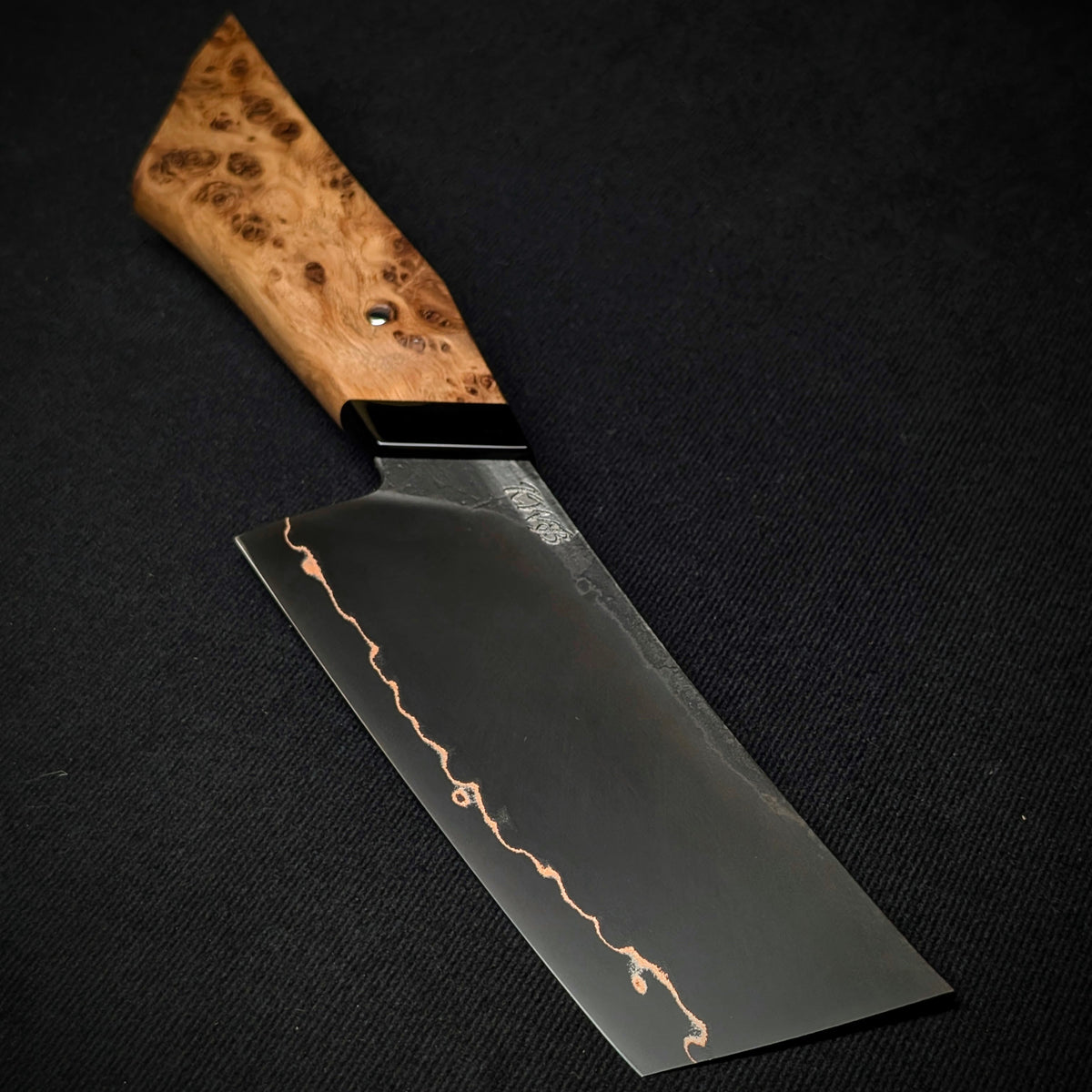 Handmade 120mm Cu-Mai Nakiri by KWB Knives