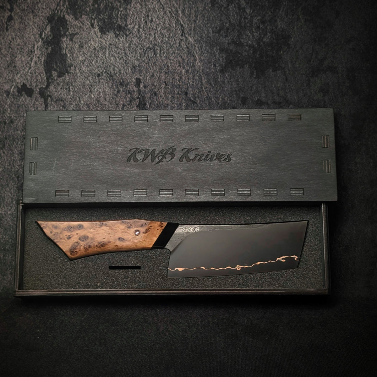 Handmade 120mm Cu-Mai Nakiri by KWB Knives