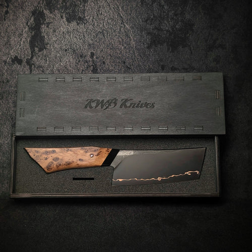 Handmade 120mm Cu-Mai Nakiri by KWB Knives
