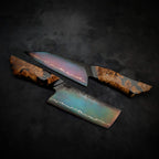Handmade 120mm Lightning Nakiri by KWB Knives, view 21