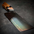 Handmade 120mm Lightning Nakiri by KWB Knives