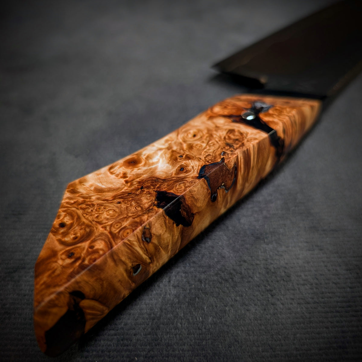 Handmade 120mm Lightning Nakiri by KWB Knives