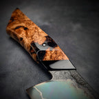 Handmade 120mm Lightning Nakiri by KWB Knives