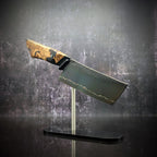 Handmade 120mm Lightning Nakiri by KWB Knives