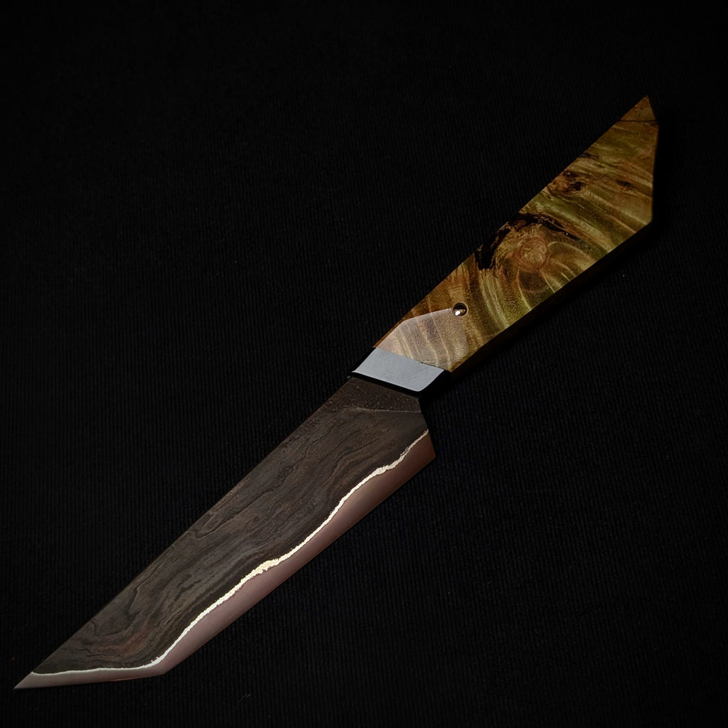 Handmade 125mm Tanto Paring Knife by KWB Knives