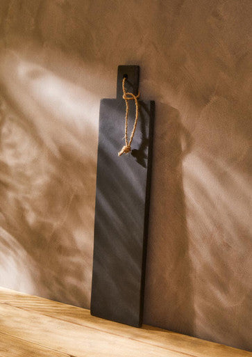 Preto Large Slate Paddle Serving Board by Orsina