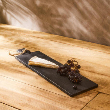 Preto Large Slate Paddle Serving Board by Orsina