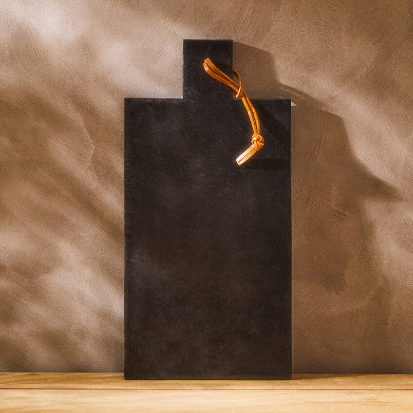 Preto Medium Slate Paddle Serving Board by Orsina