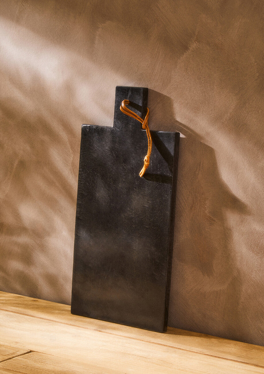 Preto Medium Slate Paddle Serving Board by Orsina