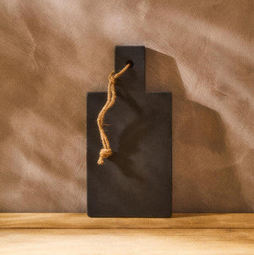 Preto Small Slate Paddle Serving Board by Orsina