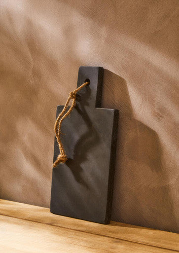 Preto Small Slate Paddle Serving Board by Orsina