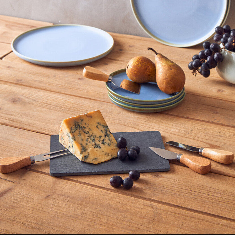 Carter Slate Board & 4 Piece Cheese Knife Set