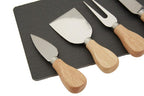 Carter Slate Board & 4 Piece Cheese Knife Set
