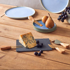 Carter Slate Cheese Board & Gold Knife Set