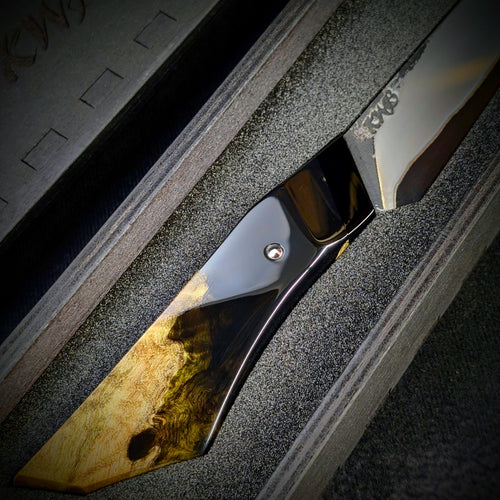 Handmade 140mm San-Mai Knife by KWB Knives