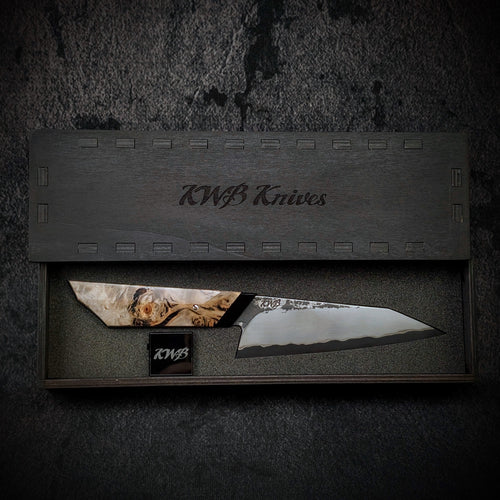 Handmade 145mm San-Mai K-Tip Utility by KWB