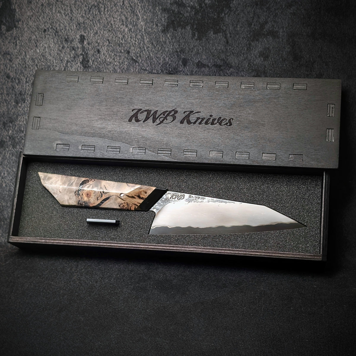 Handmade 145mm San-Mai K-Tip Utility by KWB
