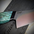 Handmade 165mm Barbed Wire Utility by KWB Knives