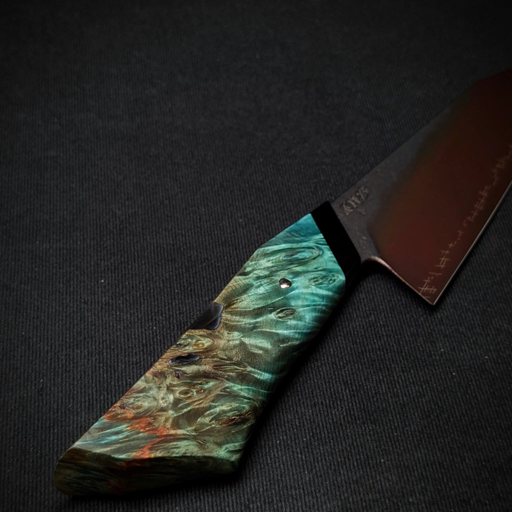 Handmade 165mm Barbed Wire Utility by KWB Knives