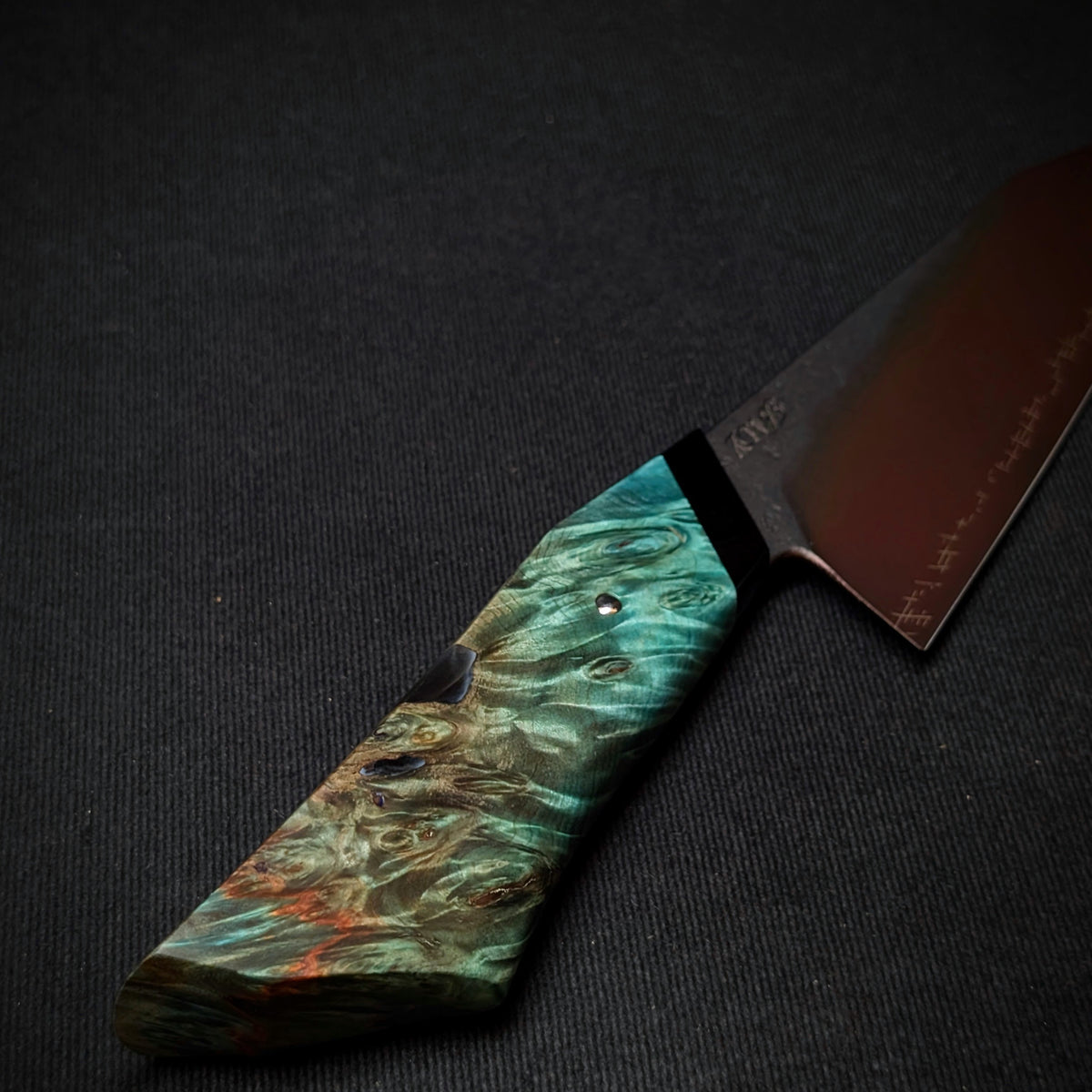 Handmade 165mm Barbed Wire Utility by KWB Knives