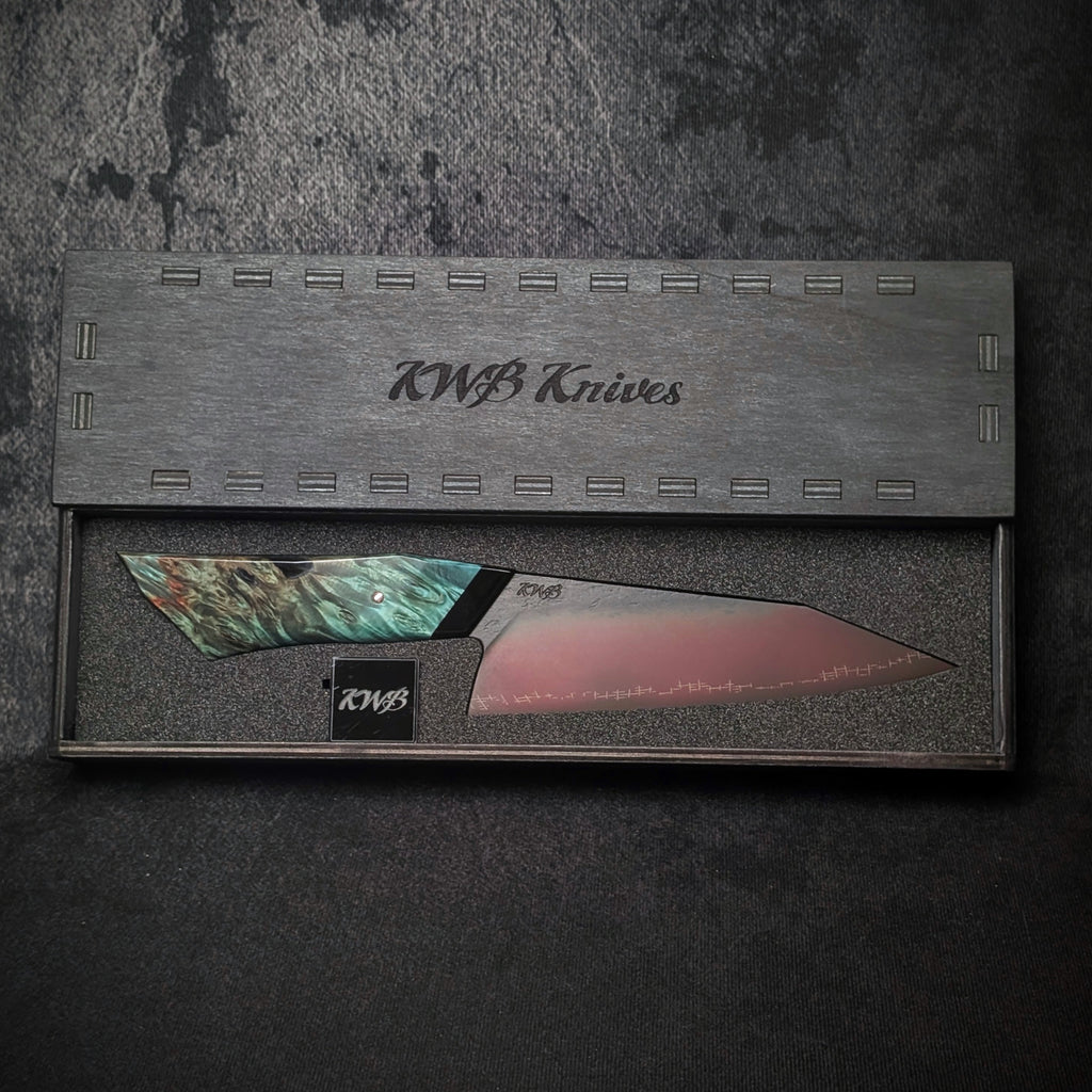 Handmade 165mm Barbed Wire Utility by KWB Knives