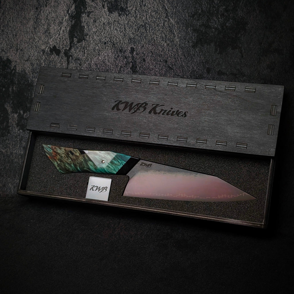 Handmade 165mm Barbed Wire Utility by KWB Knives