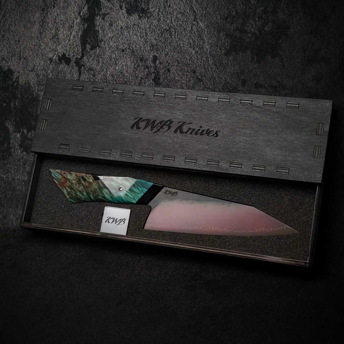 Handmade 165mm Barbed Wire Utility by KWB Knives