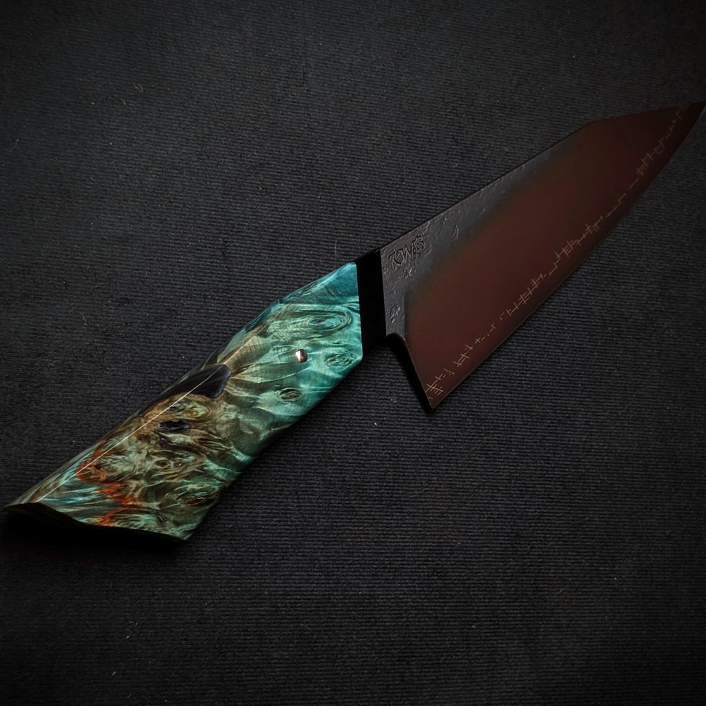 Handmade 165mm Barbed Wire Utility by KWB Knives