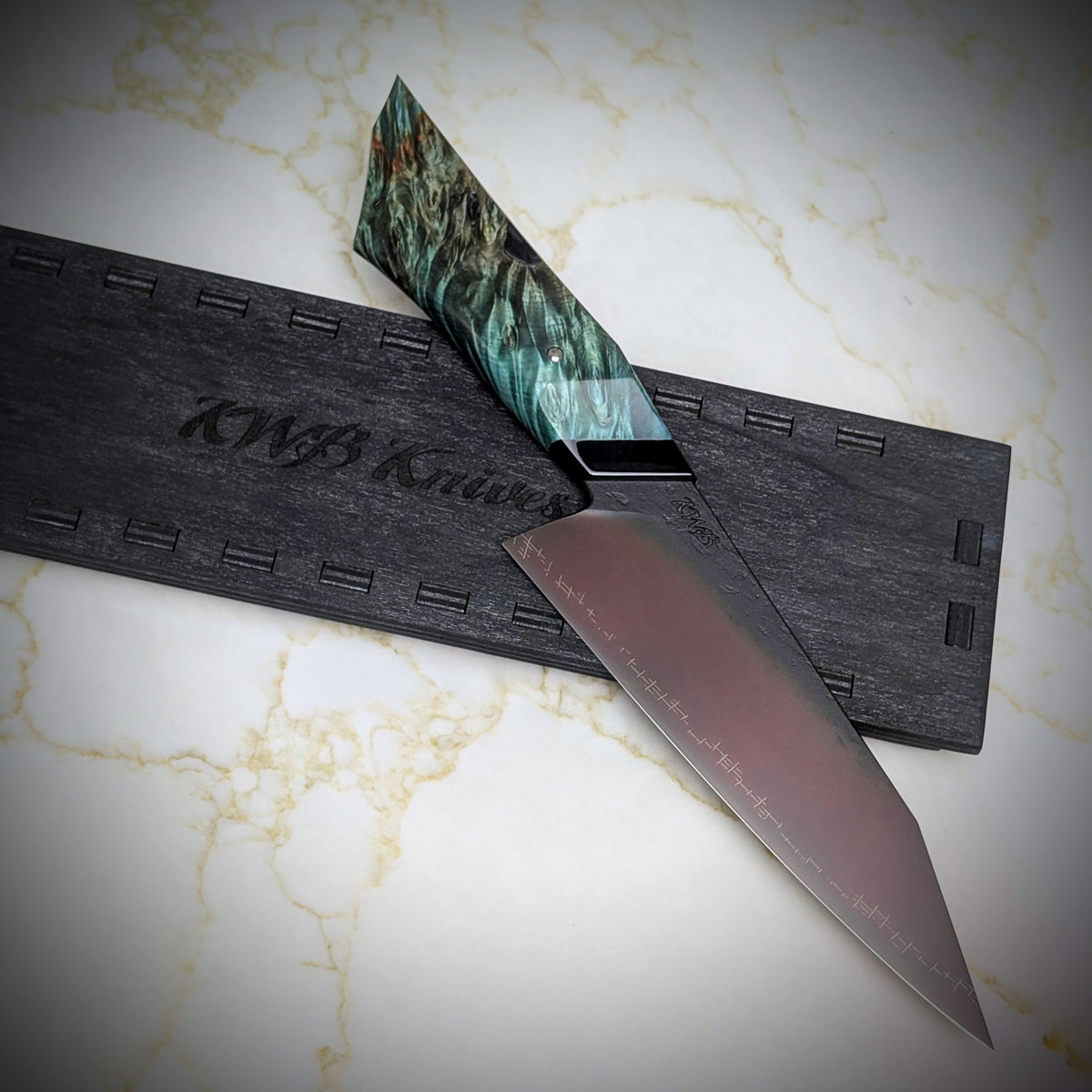 Handmade 165mm Barbed Wire Utility by KWB Knives