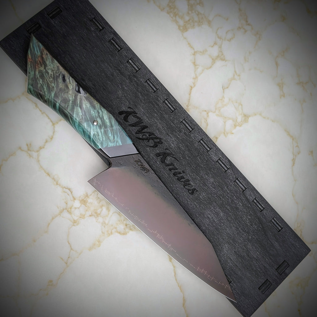Handmade 165mm Barbed Wire Utility by KWB Knives