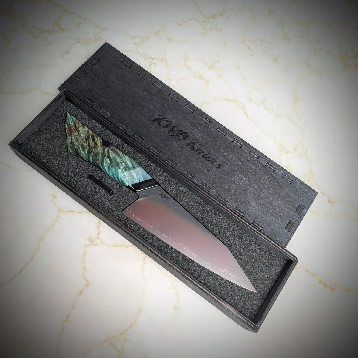 Handmade 165mm Barbed Wire Utility by KWB Knives