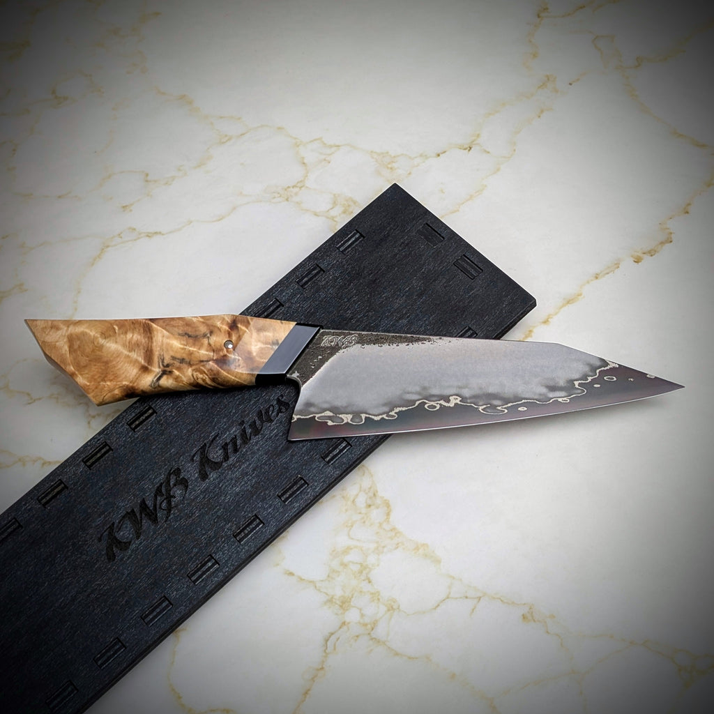 Handmade 165mm San-Mai Utility Knife by KWB