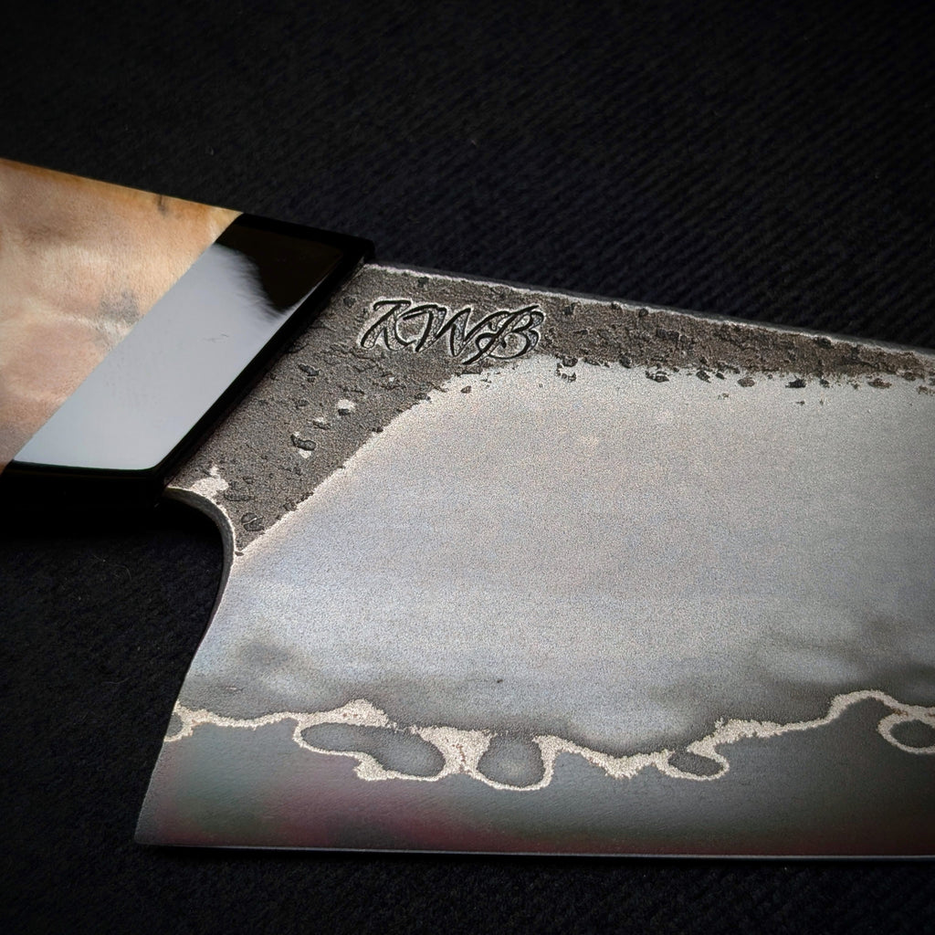 Handmade 165mm San-Mai Utility Knife by KWB