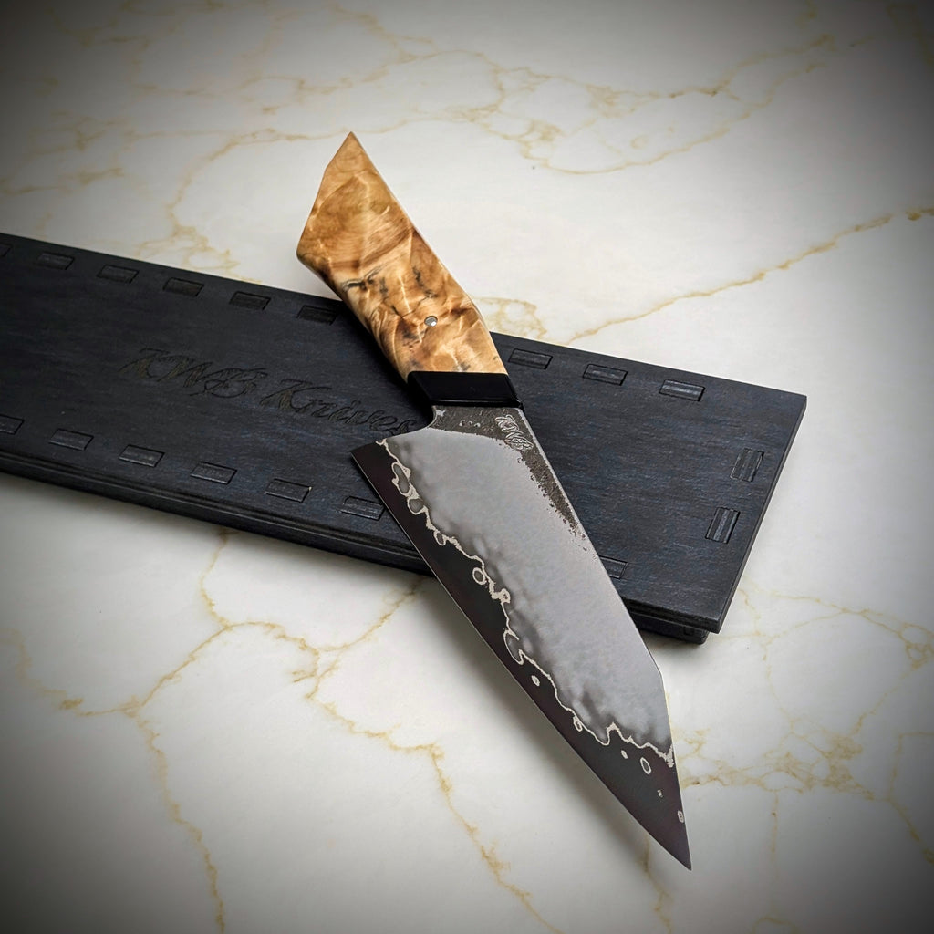 Handmade 165mm San-Mai Utility Knife by KWB