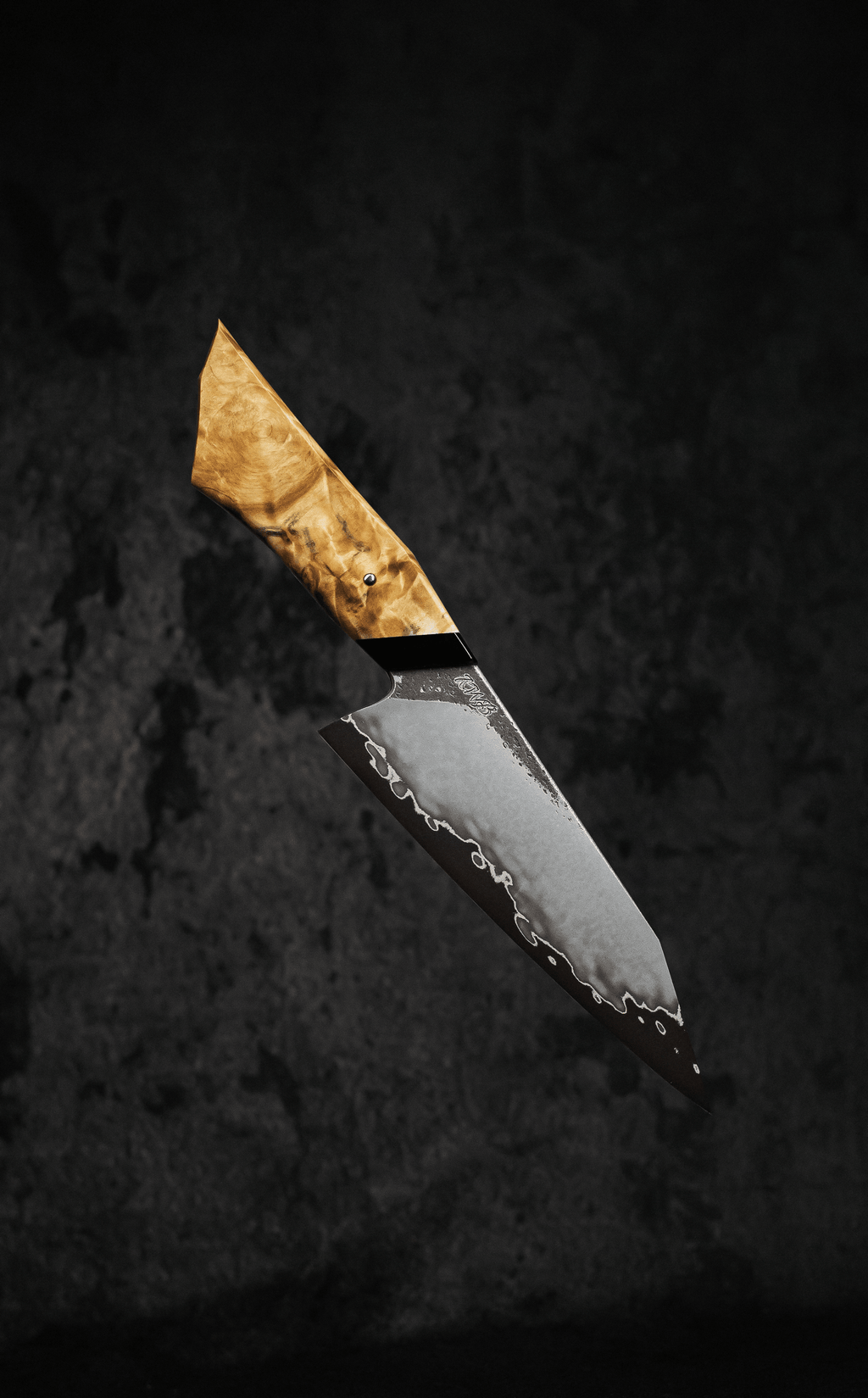 Handmade 165mm San-Mai Utility Knife by KWB