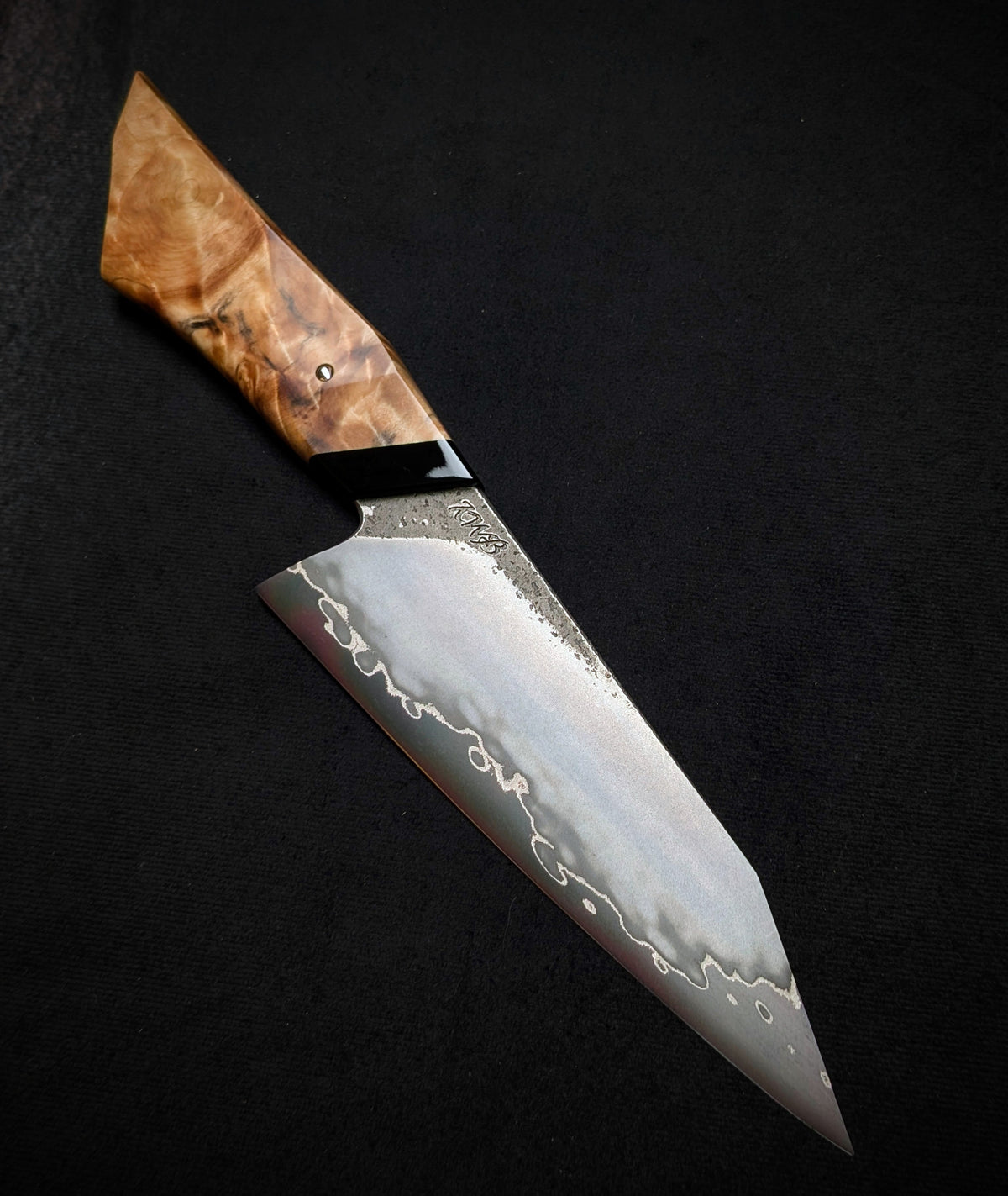 Handmade 165mm San-Mai Utility Knife by KWB