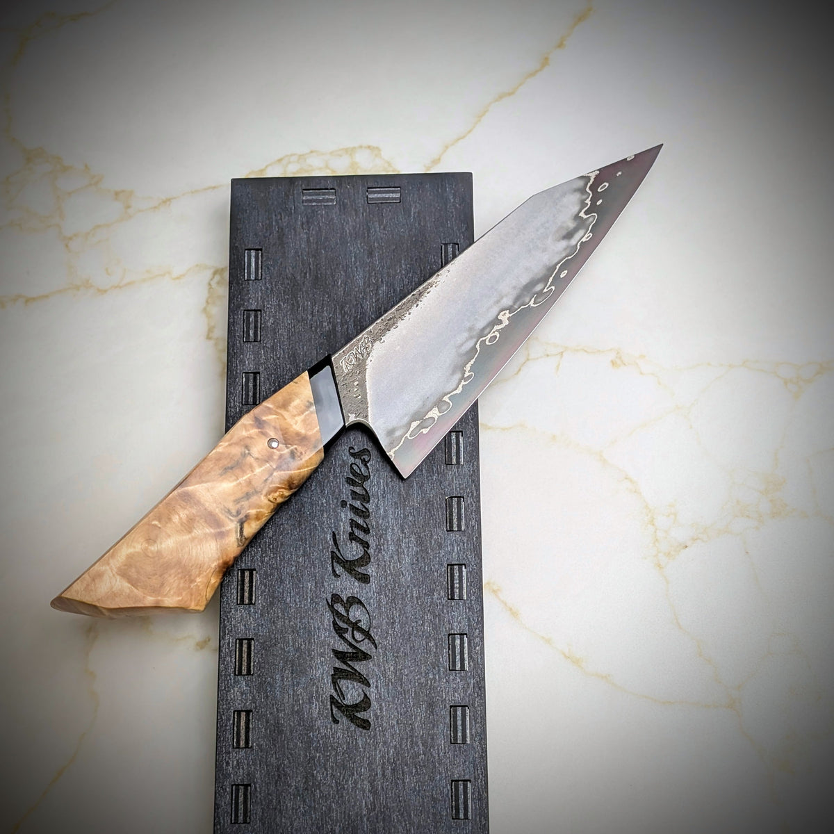 Handmade 165mm San-Mai Utility Knife by KWB